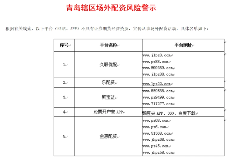 场外配资黑名单_高杠杆配资风险_场外配资公司